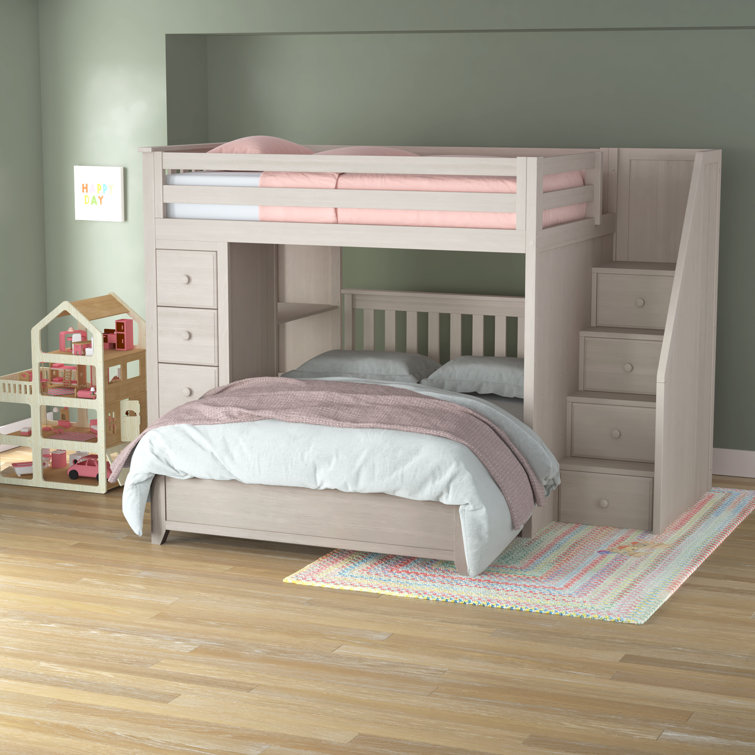 Full over full shop bunk beds wayfair